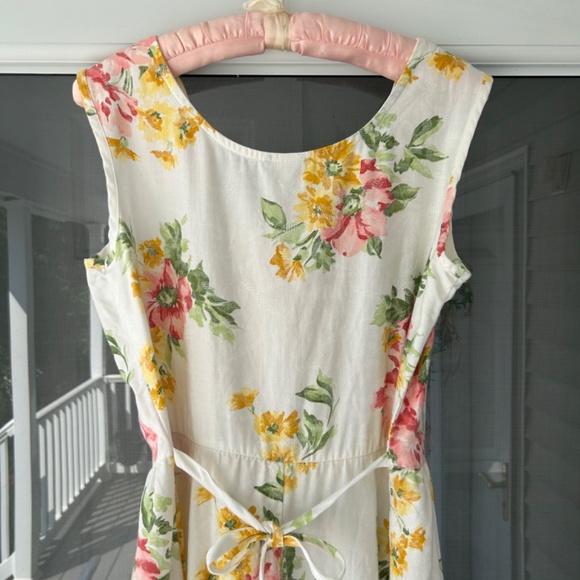 Vintage Floral Dress Walden Classics Size 12 Midi or Tea Length SO PRETTY - Picture 5 of 11